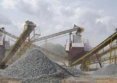 aggregate crushing plant with crusher screen machine for  